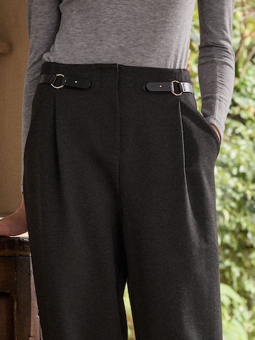 Next Loose fit Pleat-front trousers 'N. Premium' in Grey