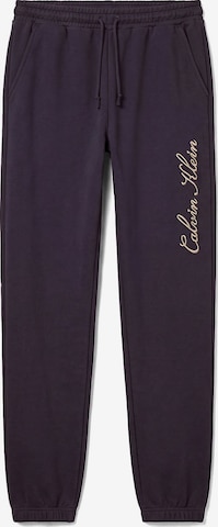 Effilé Pantalon Calvin Klein en bleu : devant