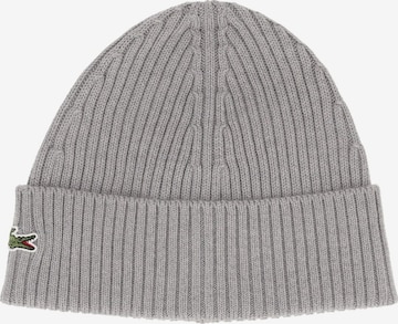 Berretto di LACOSTE in grigio: frontale