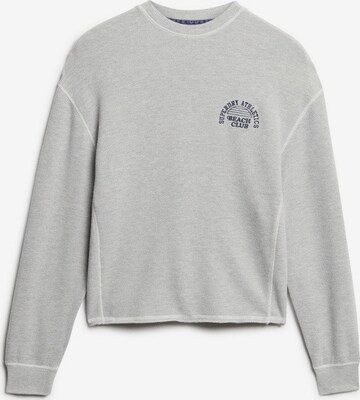 Sweat-shirt Superdry en gris : devant