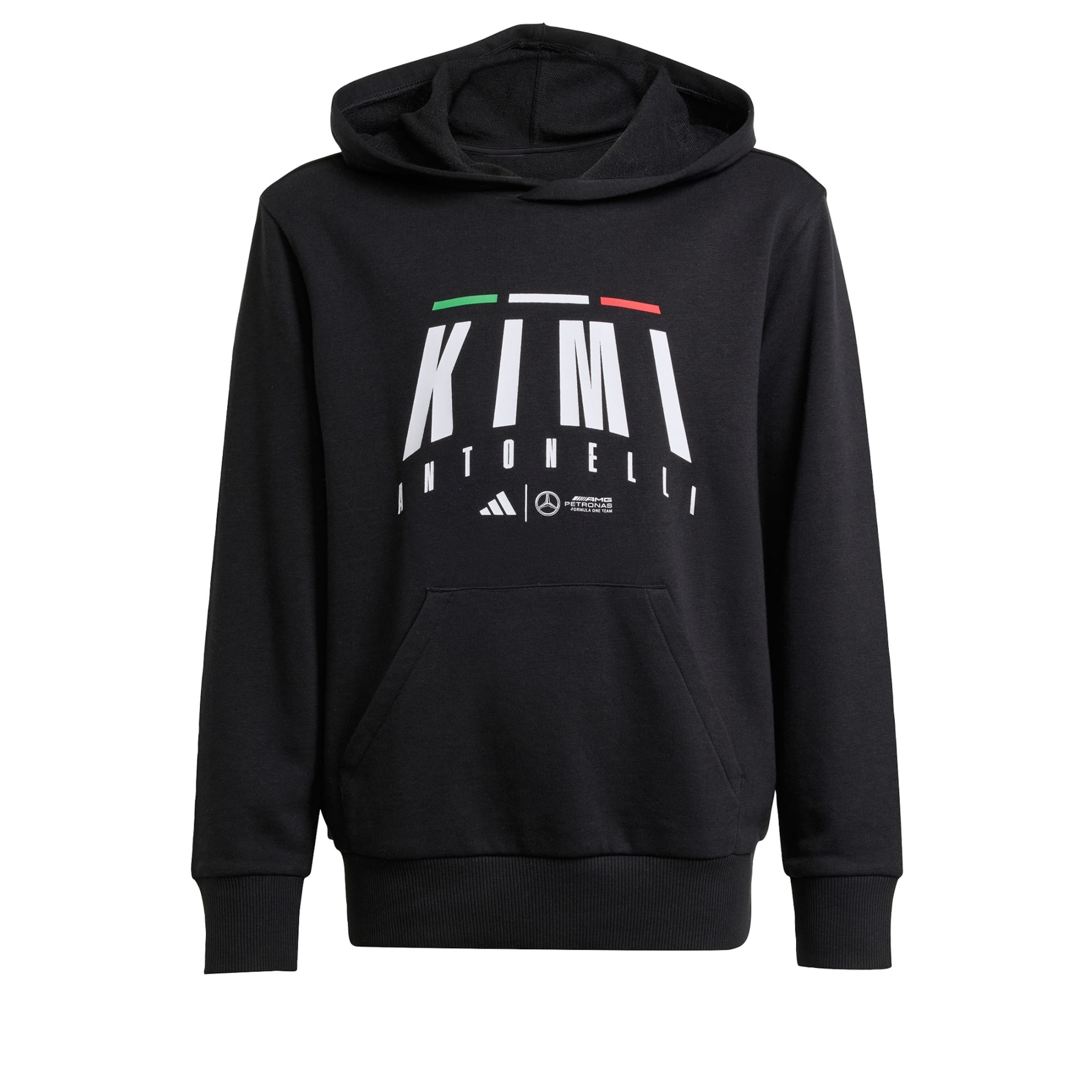 ADIDAS PERFORMANCE - Camiseta deportiva 'Mercedes - AMG Petronas Formula One Team Kimi Antonelli' en negro: frente