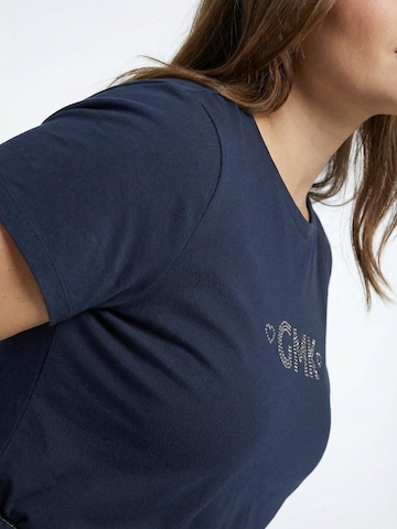 Guido Maria Kretschmer Curvy Shirt 'Shelly' in Blauw