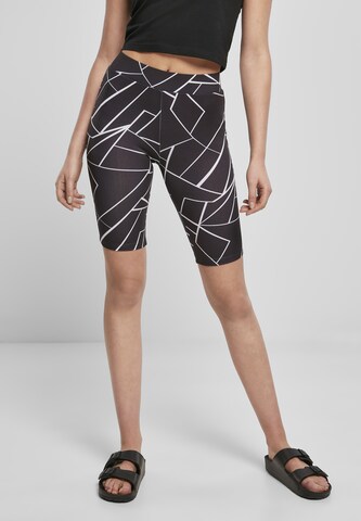 Urban Classics Skinny Leggings in Grijs: voorkant