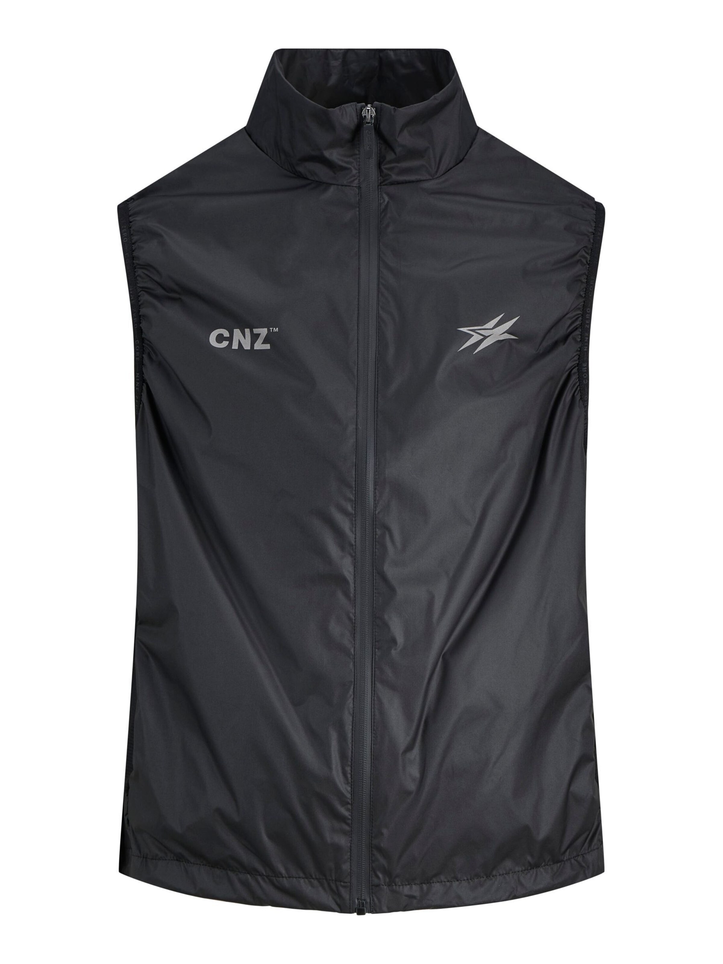 JACK & JONES Weste in Schwarz: Vorderseite