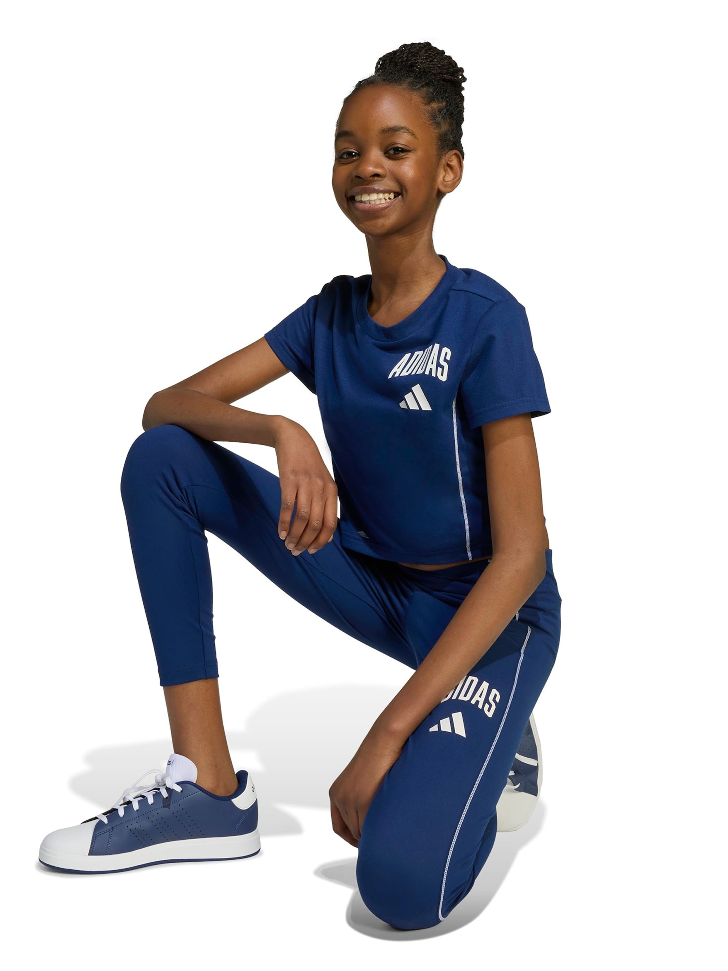 ADIDAS SPORTSWEARSkinny Sportske hlače - plava boja