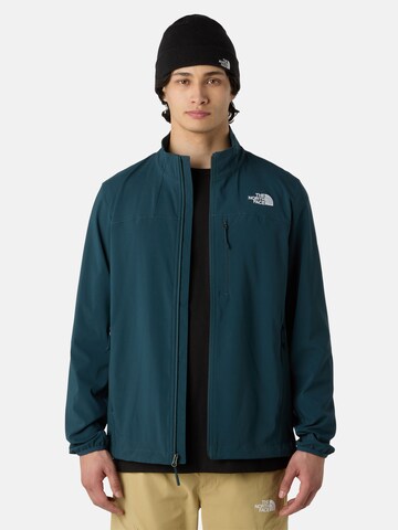 THE NORTH FACE Outdoorová bunda 'Nimble' – zelená: přední strana
