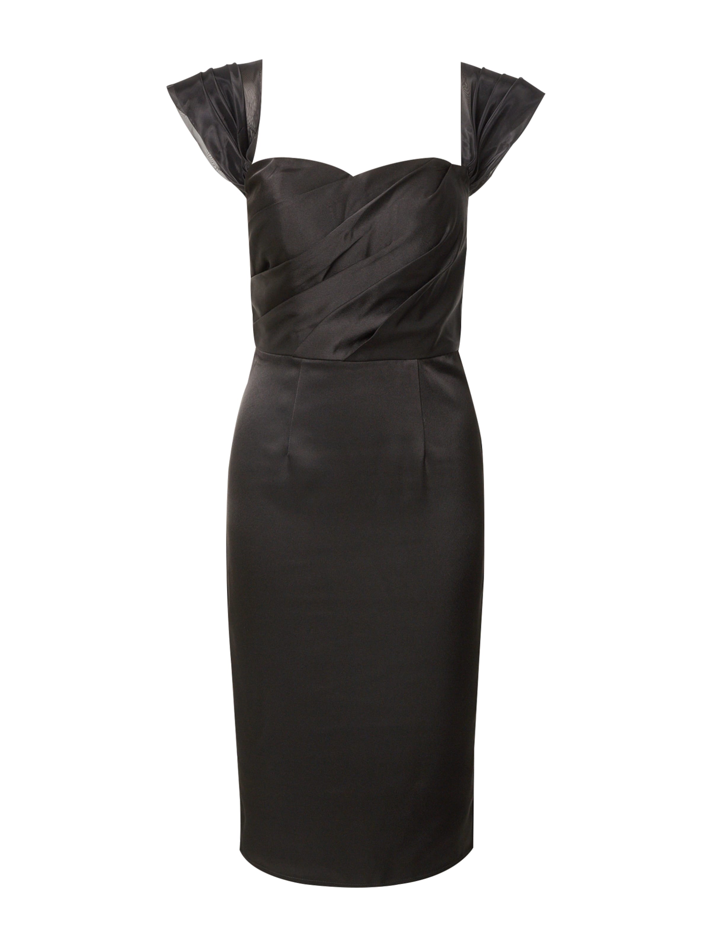 Jarlo Φόρεμα κοκτέιλ 'Halow' σε μαύρο: μπροστά