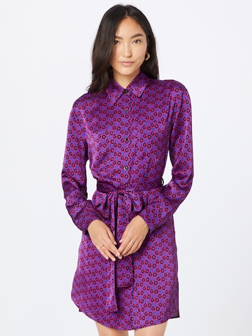 HUGO Red Shirt dress 'Kalys' in Purple: front