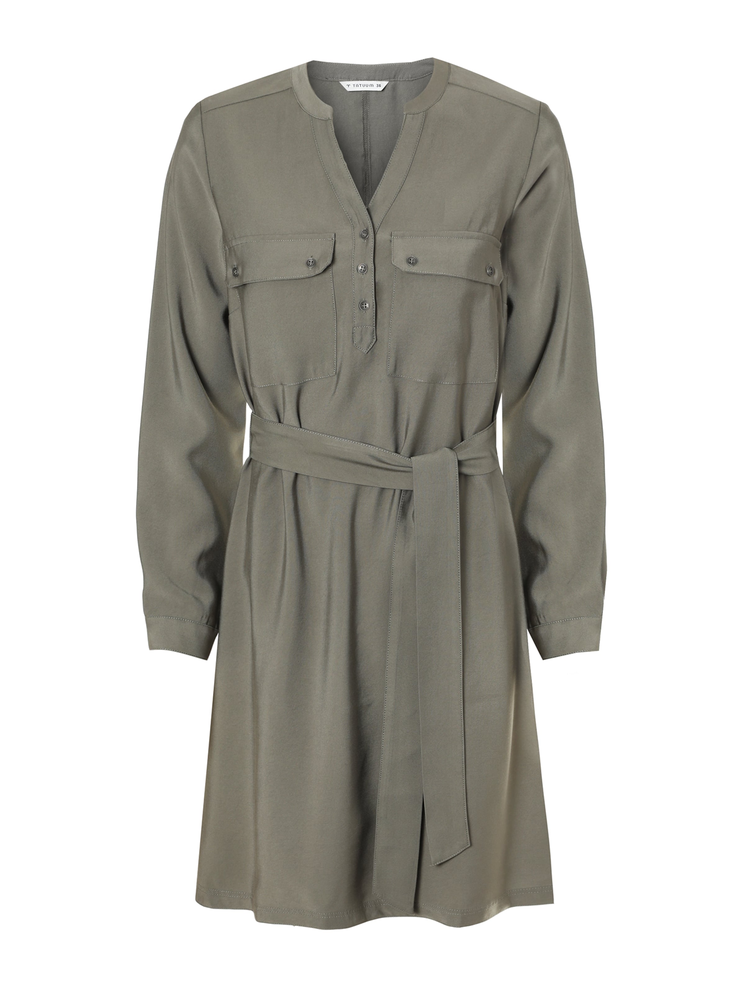 TATUUM Sukienka koszulowa w kolorze zielony: przód