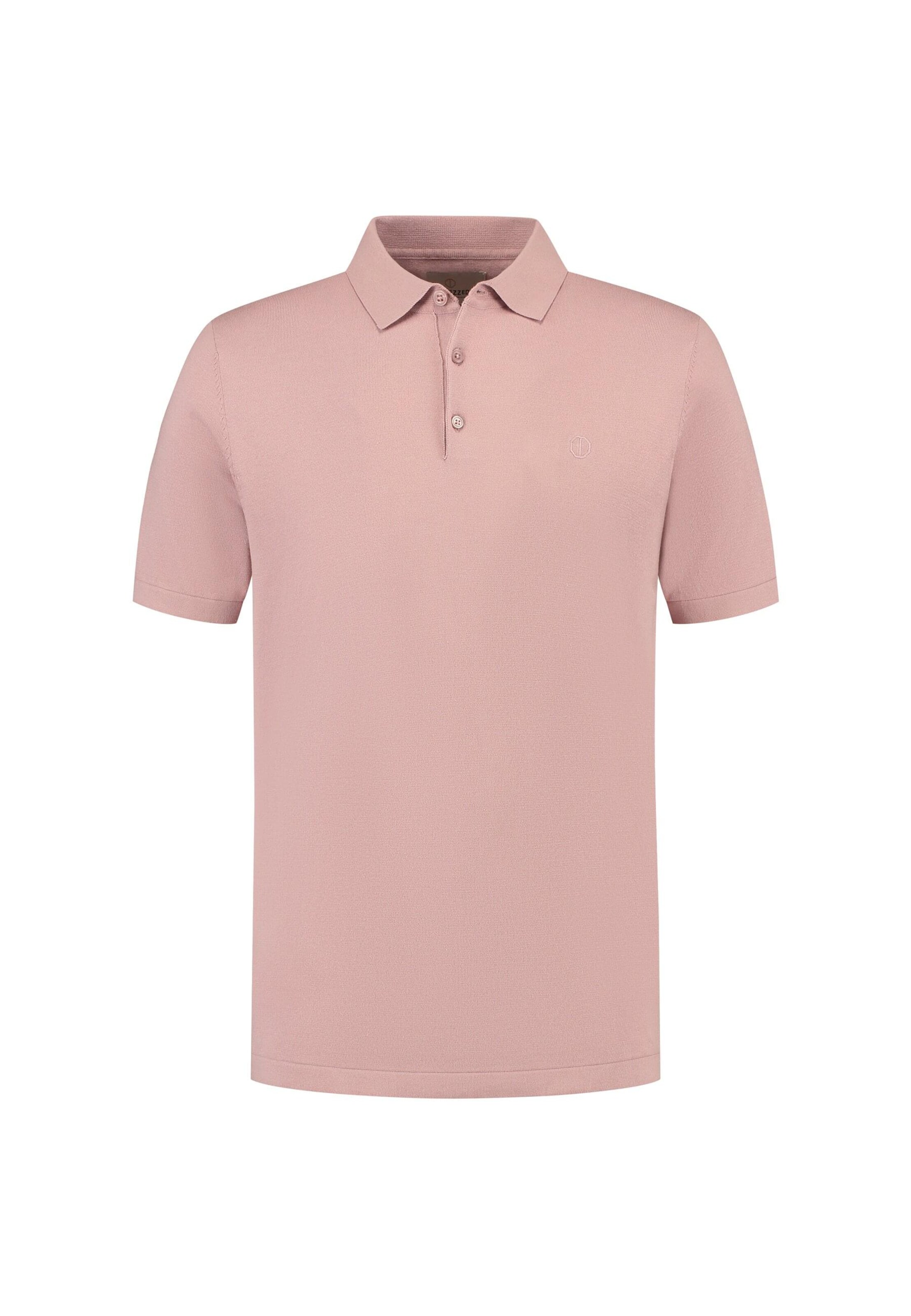 Dstrezzed Poloshirt 'Camilo' in Pink: Vorderseite