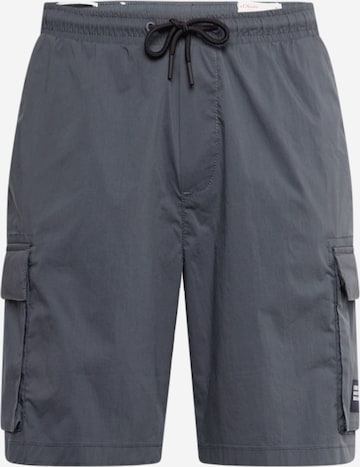 Regular Pantalon cargo s.Oliver en gris : devant