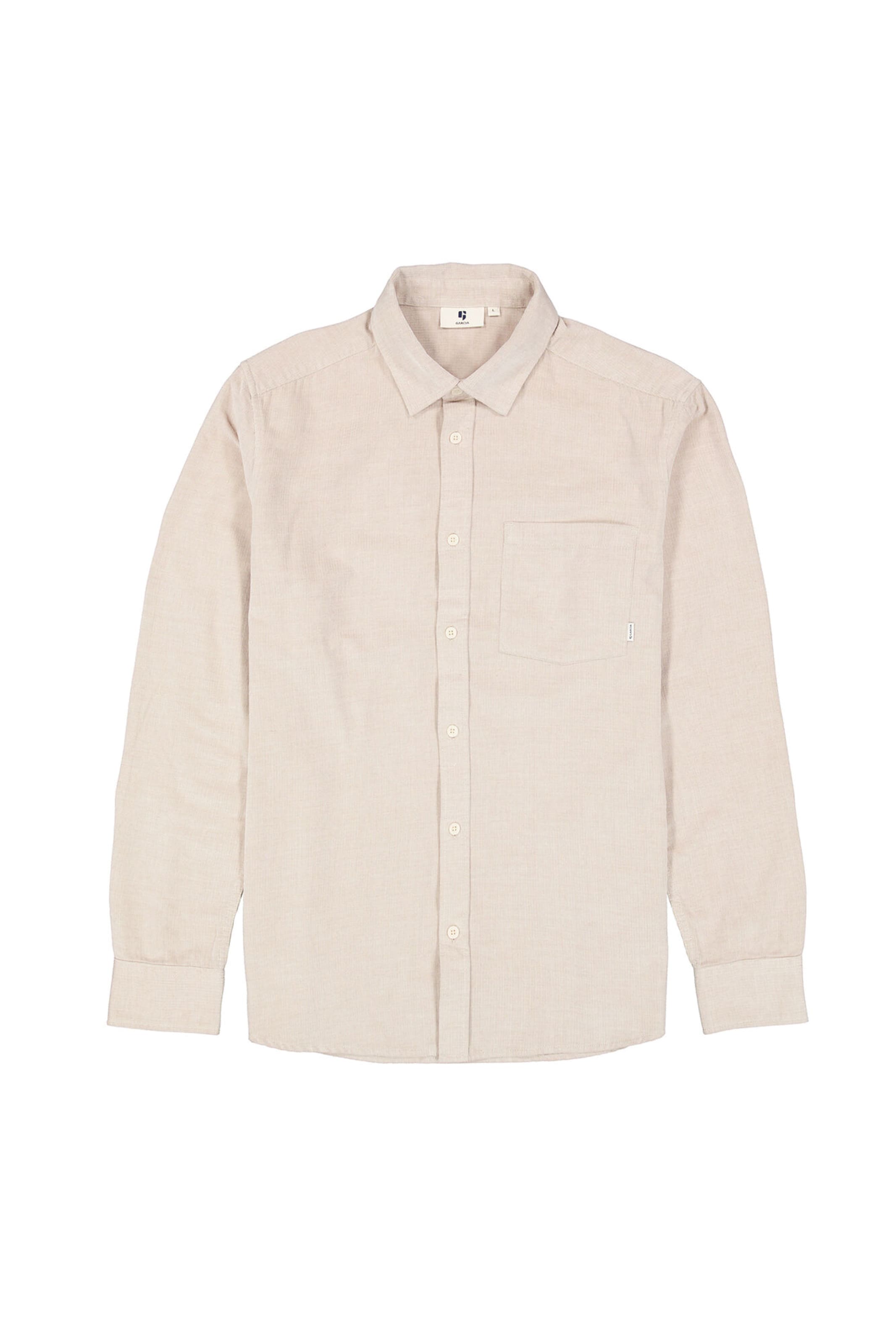 GARCIA Overhemd in Beige: voorkant