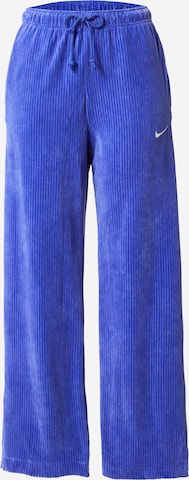 Wide Leg Pantalon Nike Sportswear en violet : devant