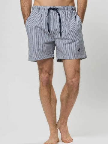 MCS Zwemshorts 'Irving' in Blauw: voorkant
