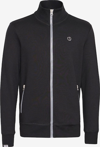 !Solid - Sudadera con cremallera 'BennTrack' en negro: frente