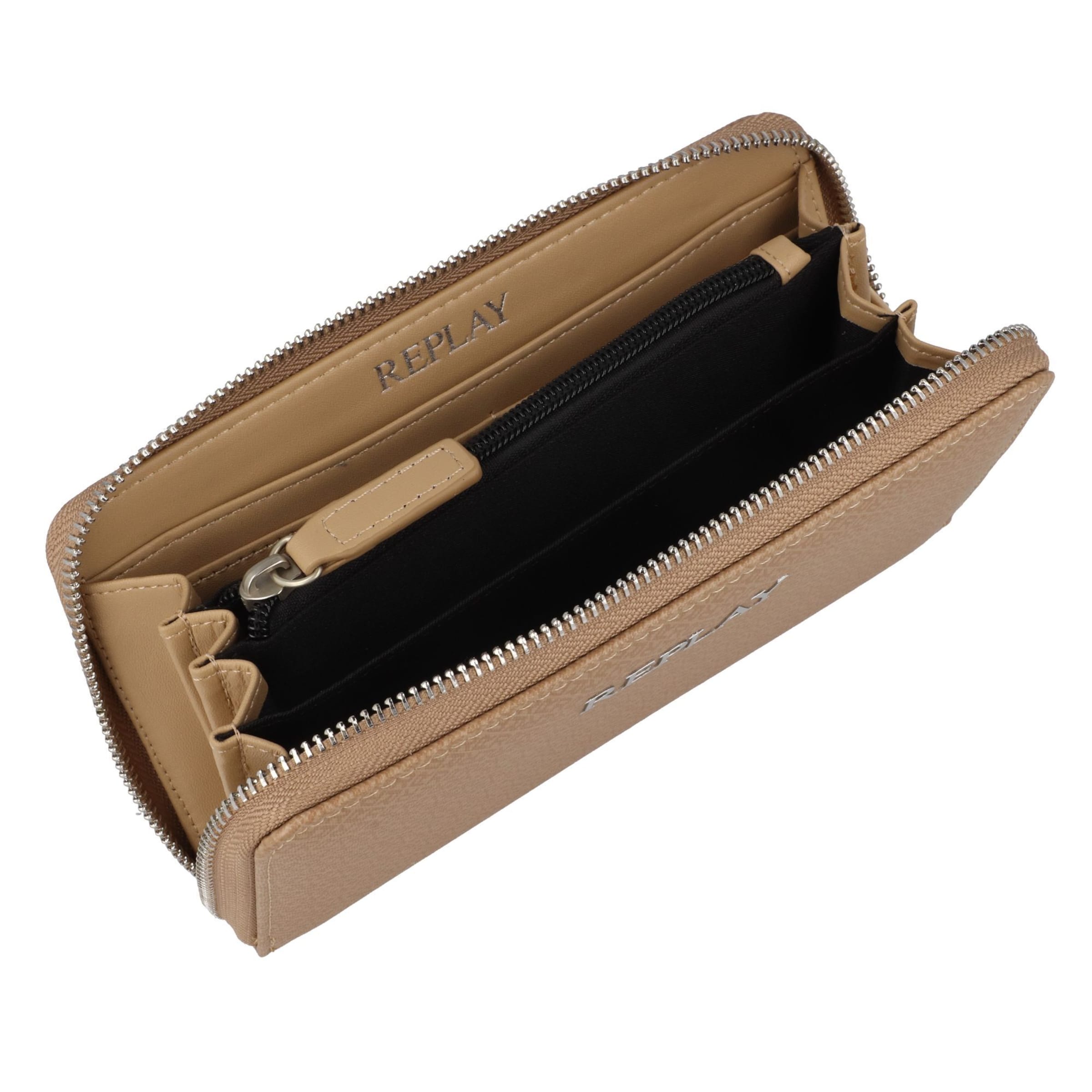 REPLAY Portemonnee in Beige