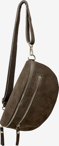 Sac bandoulière CHICCA BORSE en marron : devant