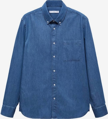 MANGO MAN Regular Fit Hemd 'Dakota' in Blau: predná strana