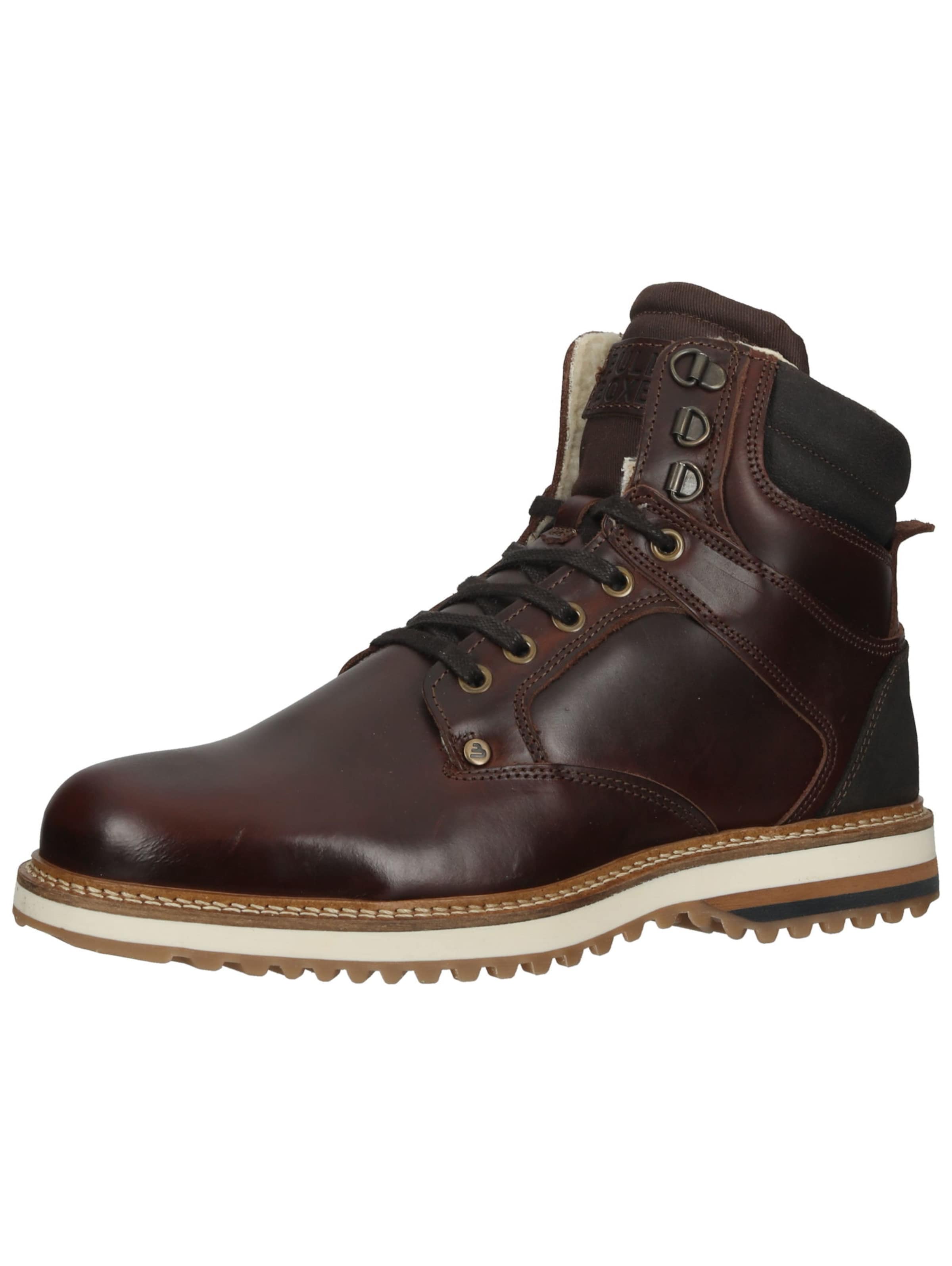Bottines à lacets BULLBOXER en marron : devant