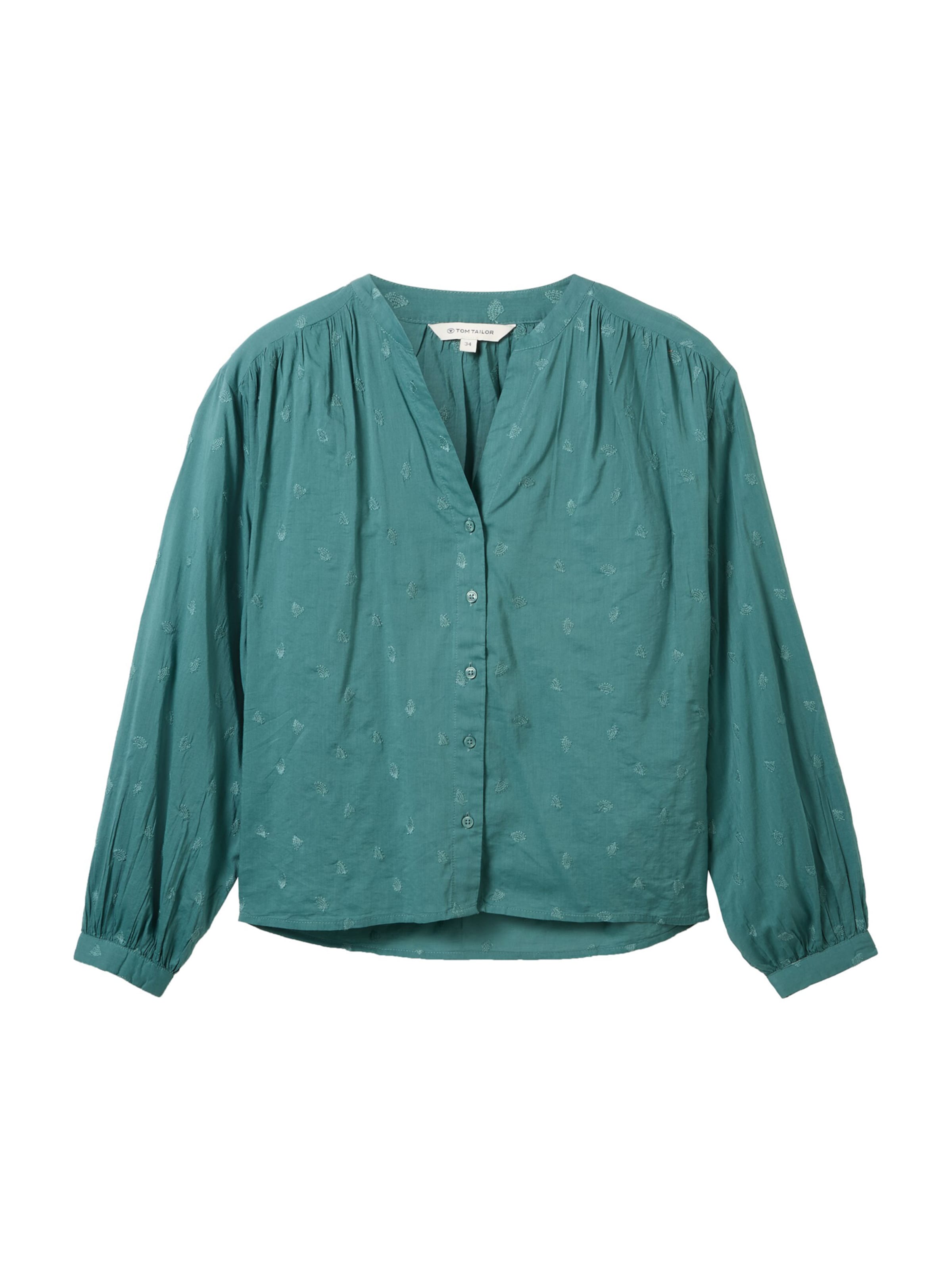 TOM TAILOR Bluse i grøn: forside
