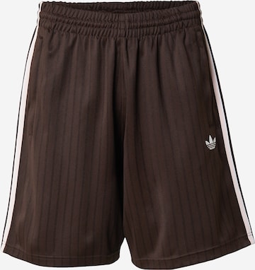 Largi Pantaloni 'FIREBIRD' de la ADIDAS ORIGINALS pe maro: față