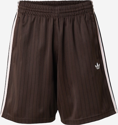 Kelnės 'FIREBIRD' iš ADIDAS ORIGINALS, spalva – tamsiai ruda / balta, Prekių apžvalga