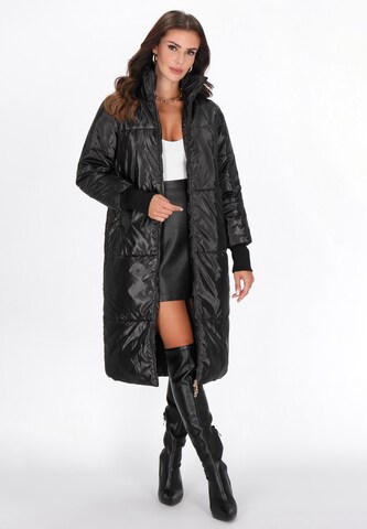 faina - Abrigo de invierno en negro