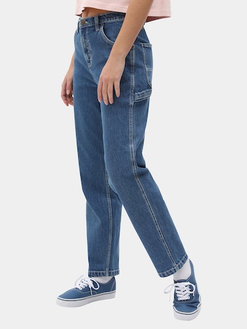 DICKIES Loosefit Jeans i blå: forside