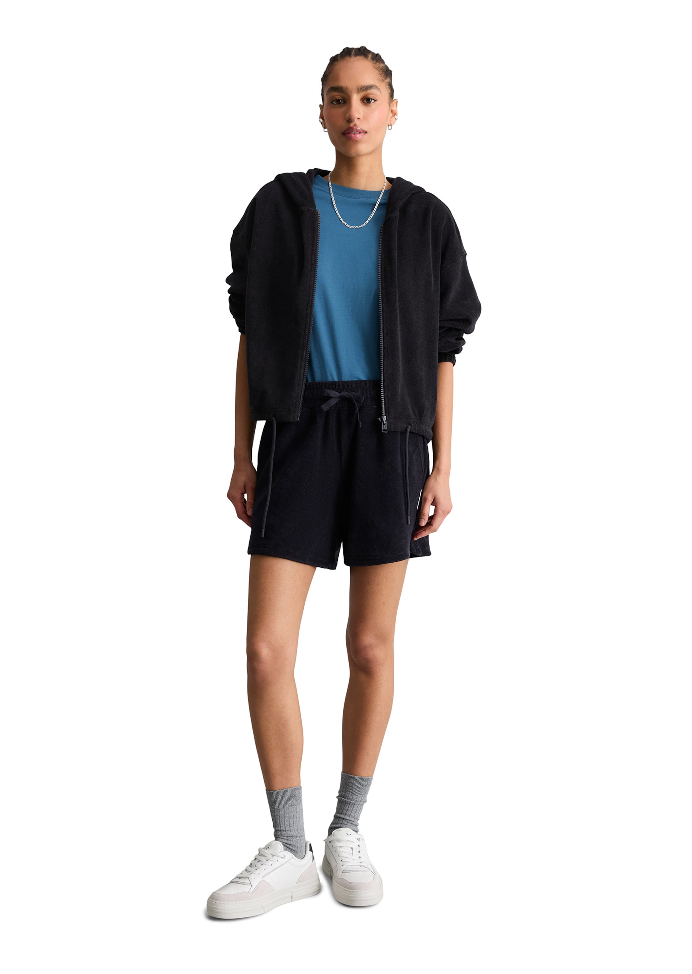 Marc O'Polo DENIM Sweatvest in Blauw