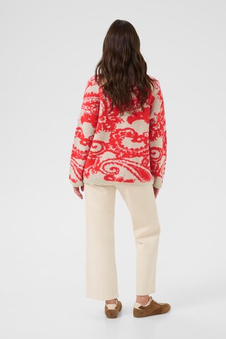 Cream Sweater 'CRTemikka' in Red