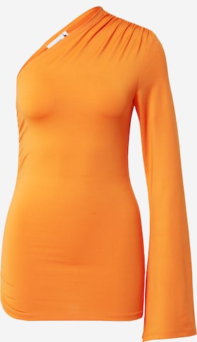 WEEKDAY Shirt 'Cia' in Orange: front