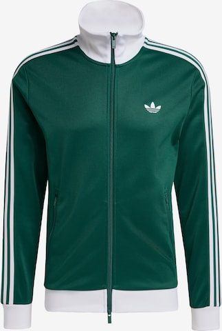 ADIDAS ORIGINALS Sweat jacket 'Classic' in Green: front