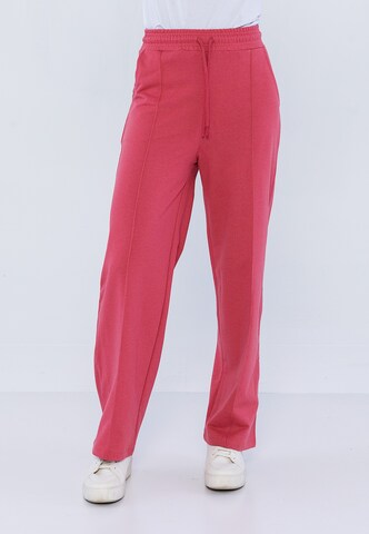 regular Pantaloni con piega frontale di Felix Hardy in rosa