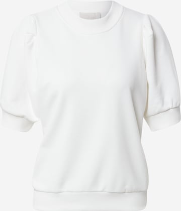Sweat-shirt 'Mika' minus en blanc : devant