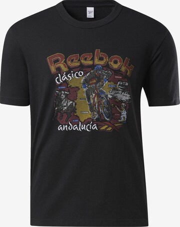 Reebok T-Shirt 'Andalusia Destination' in Schwarz: predná strana