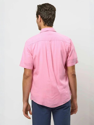 U.S. POLO ASSN. Comfort fit Button Up Shirt ' UMFlori ' in Pink: front