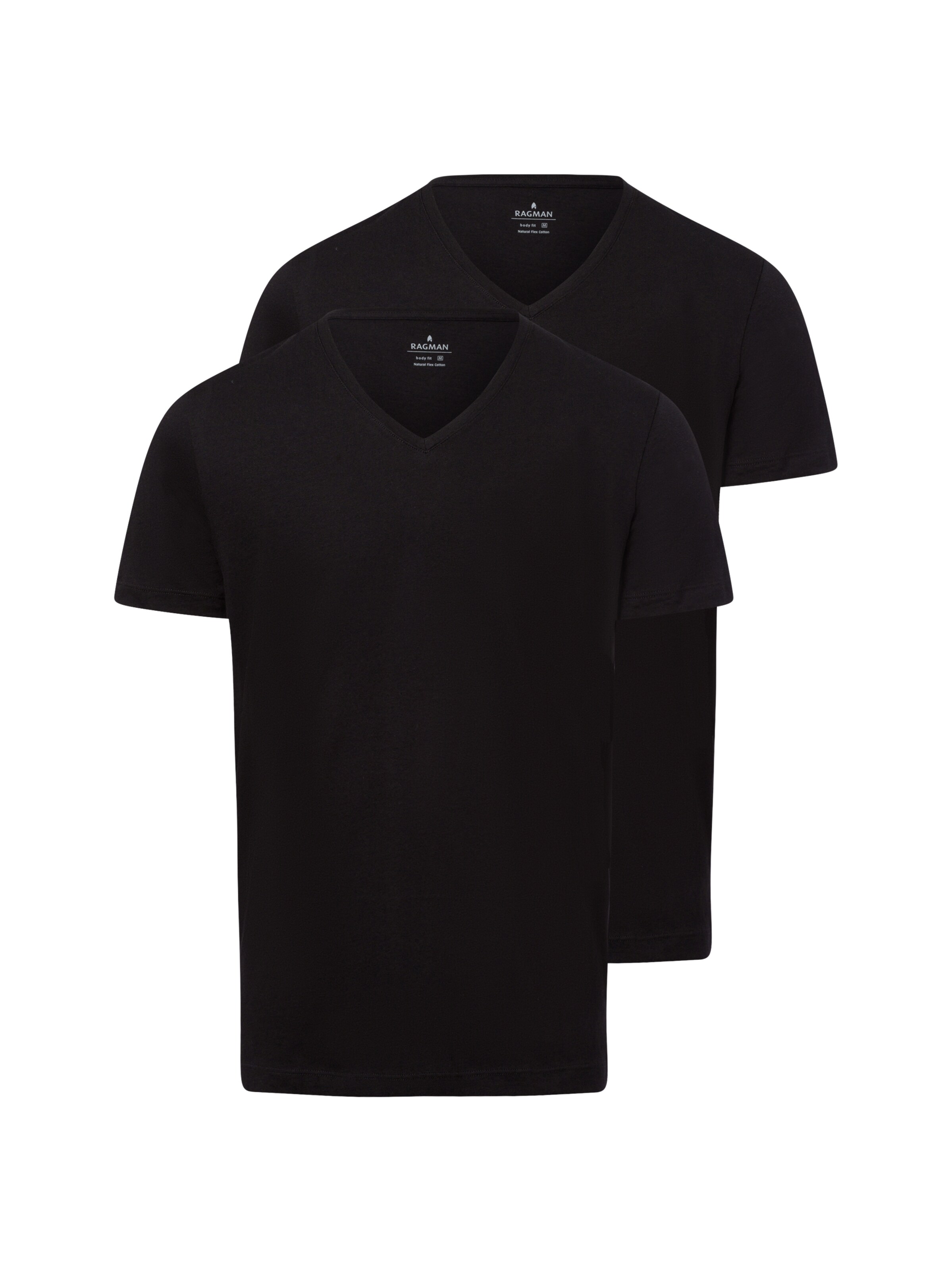 Ragman T-Shirt in Schwarz: Vorderseite