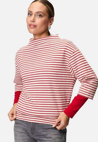 Sweat-shirt zero en rouge : devant
