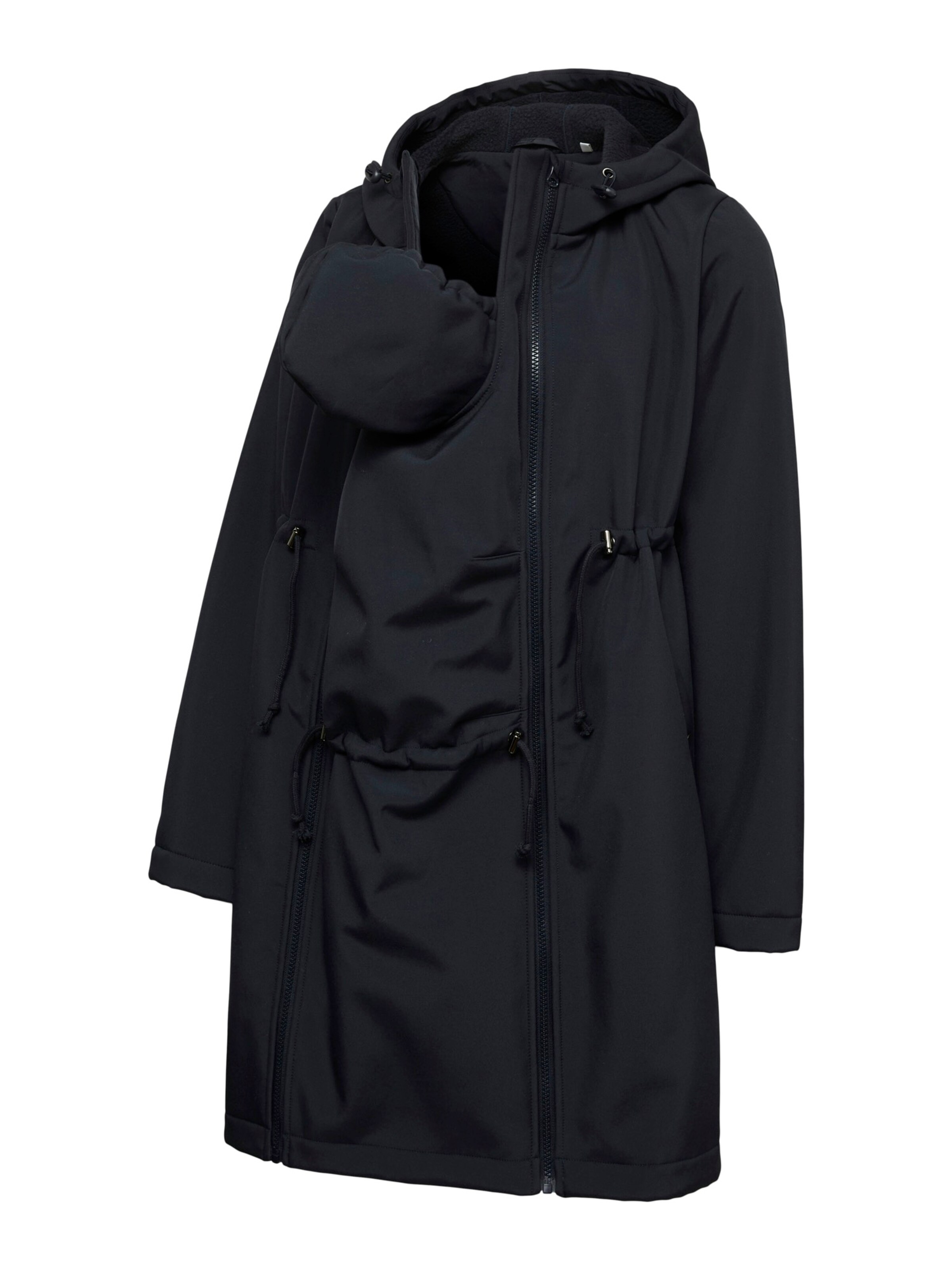 MAMALICIOUS Funktionsjacke 'MLHARPER' in Blau: Vorderseite