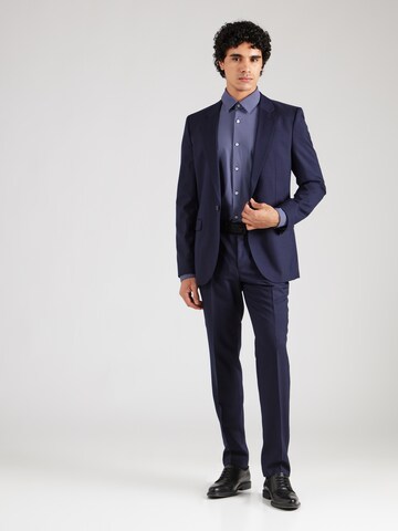 BOSS Slim Fit Риза 'P-HANK' в синьо