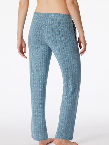 SCHIESSER Pajama Pants ' Mix + Relax ' in Blue
