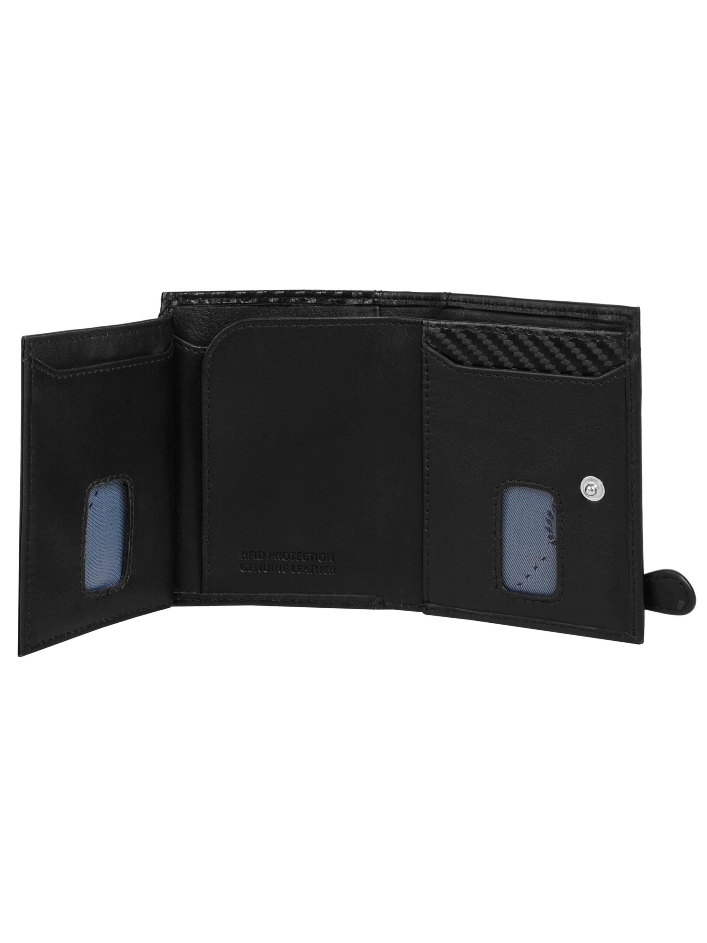 bugatti Wallet 'SECURE SLIM' in Black