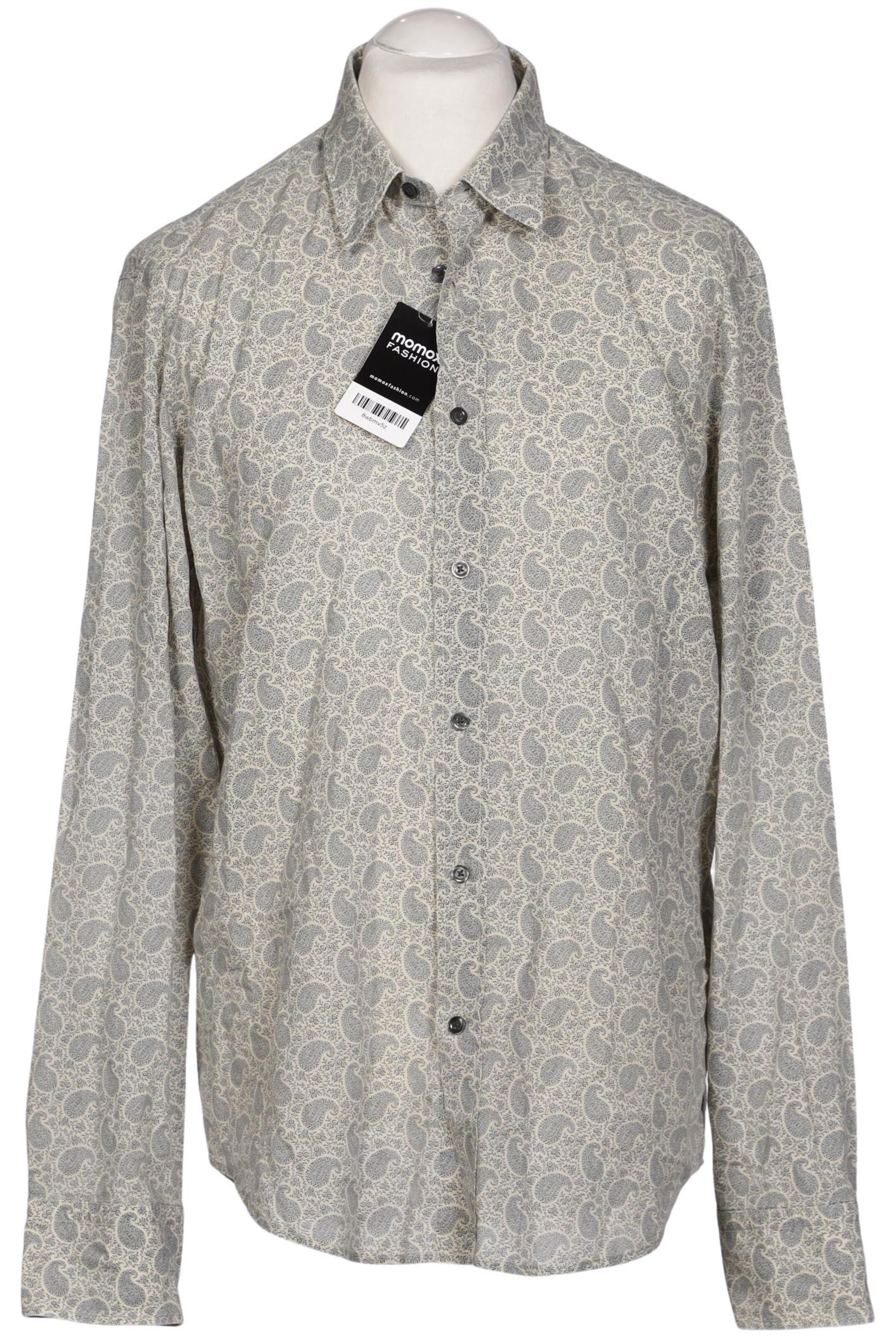 BOSS Button Up Shirt in XL in Beige: front
