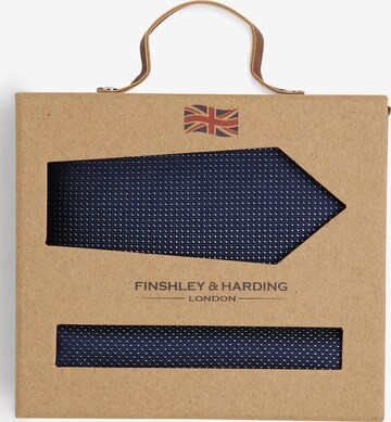 Finshley & Harding London Tie in Blue