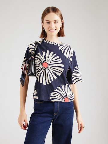 T-shirt UNITED COLORS OF BENETTON en bleu : devant