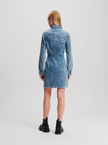 KARL LAGERFELD JEANS Sukienka koszulowa w kolorze niebieski