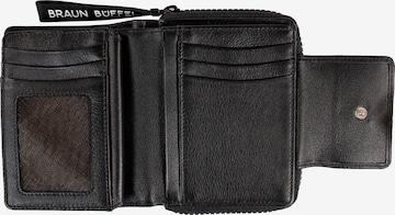 Porte-monnaies 'Capri' Braun Büffel en noir