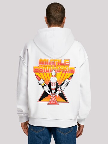 Sweat-shirt 'Arcade Triple Shot Atari Retro Gaming' F4NT4STIC en blanc