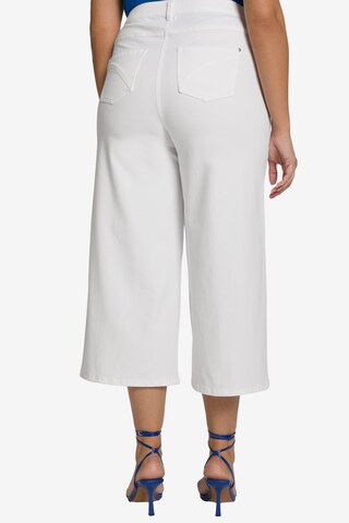 Ulla Popken Wide leg Jeans '806291' in White