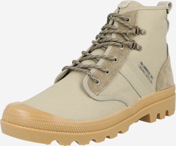 Palladium Lace-Up Boots in Grey: front